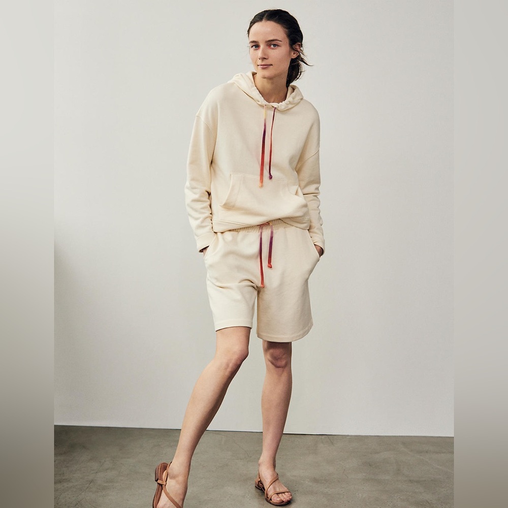 Madewell Rainbow Drawstring Set - Size Medium - Vintage Parchment